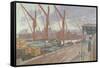 Ipswich Docks-John Northcote Nash-Framed Stretched Canvas