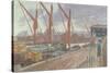 Ipswich Docks-John Northcote Nash-Stretched Canvas