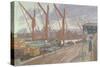 Ipswich Docks-John Northcote Nash-Stretched Canvas