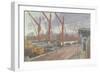 Ipswich Docks-John Northcote Nash-Framed Giclee Print