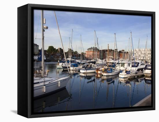 Ipswich Haven Marina, Ipswich, Suffolk, England, United Kingdom, Europe-Mark Sunderland-Framed Stretched Canvas