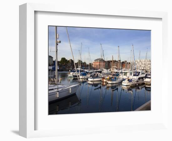 Ipswich Haven Marina, Ipswich, Suffolk, England, United Kingdom, Europe-Mark Sunderland-Framed Photographic Print