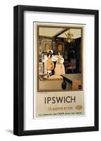 Ipswich the Ancient House LNER-null-Framed Art Print