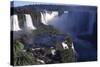 Iquassu (Iguacu) Falls on Brazil-Argentina Border, Once known as Santa Maria Falls-Paul Schutzer-Stretched Canvas