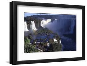 Iquassu (Iguacu) Falls on Brazil-Argentina Border, Once known as Santa Maria Falls-Paul Schutzer-Framed Photographic Print