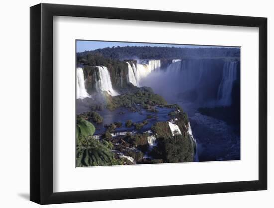 Iquassu (Iguacu) Falls on Brazil-Argentina Border, Once known as Santa Maria Falls-Paul Schutzer-Framed Photographic Print