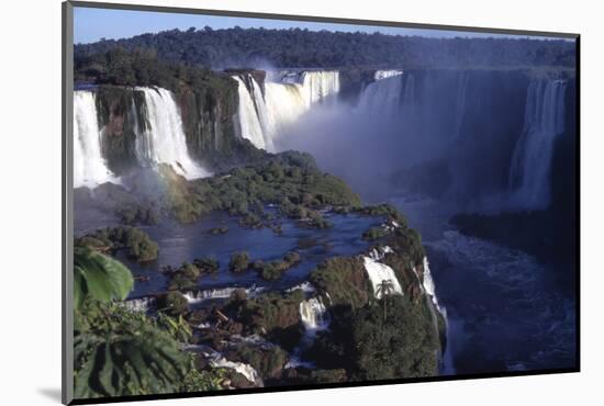 Iquassu (Iguacu) Falls on Brazil-Argentina Border, Once known as Santa Maria Falls-Paul Schutzer-Mounted Photographic Print