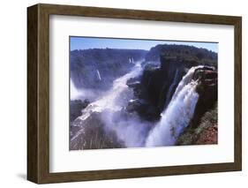 Iquassu (Iguacu) Falls on Brazil-Argentina Border, Once known as Santa Maria Falls-Paul Schutzer-Framed Photographic Print