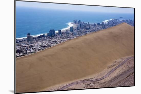 Iquique Town and Beach, Atacama Desert, Chile-Peter Groenendijk-Mounted Photographic Print