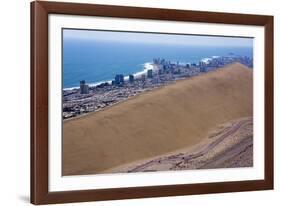 Iquique Town and Beach, Atacama Desert, Chile-Peter Groenendijk-Framed Photographic Print