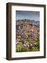 Iran, Abyaneh, Elevated Village View, Dawn-Walter Bibikow-Framed Photographic Print