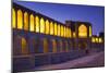 Iran, Esfahan, Si-O-Seh Bridge, Dawn-Walter Bibikow-Mounted Photographic Print