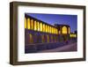 Iran, Esfahan, Si-O-Seh Bridge, Dawn-Walter Bibikow-Framed Photographic Print