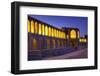 Iran, Esfahan, Si-O-Seh Bridge, Dawn-Walter Bibikow-Framed Photographic Print