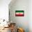 Iran Flag Design with Wood Patterning - Flags of the World Series-Philippe Hugonnard-Framed Stretched Canvas displayed on a wall