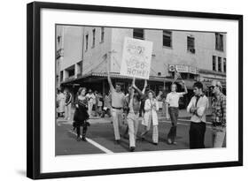 Iran Hostage Crisis student demonstration, Washington, D.C., 1979-Marion S. Trikosko-Framed Photographic Print