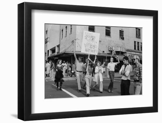Iran Hostage Crisis student demonstration, Washington, D.C., 1979-Marion S. Trikosko-Framed Photographic Print