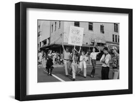 Iran Hostage Crisis student demonstration, Washington, D.C., 1979-Marion S. Trikosko-Framed Photographic Print