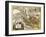 Iran - Panoramic Map-Lantern Press-Framed Art Print