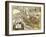 Iran - Panoramic Map-Lantern Press-Framed Art Print