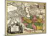 Iran - Panoramic Map-Lantern Press-Mounted Art Print