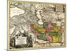 Iran - Panoramic Map-Lantern Press-Mounted Art Print