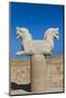 Iran, Persepolis, Griffon Monument-Walter Bibikow-Mounted Photographic Print