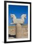Iran, Persepolis, Griffon Monument-Walter Bibikow-Framed Photographic Print