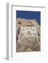 Iran, Shiraz, Naqsh-E Rostam, Sassanian Stone Reliefs Cut Into Mountain-Walter Bibikow-Framed Photographic Print