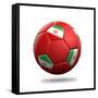 Iran Soccer Ball-pling-Framed Stretched Canvas