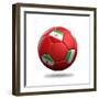 Iran Soccer Ball-pling-Framed Premium Giclee Print