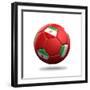 Iran Soccer Ball-pling-Framed Premium Giclee Print