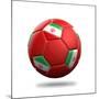 Iran Soccer Ball-pling-Mounted Premium Giclee Print