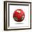 Iran Soccer Ball-pling-Framed Art Print