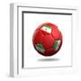 Iran Soccer Ball-pling-Framed Art Print