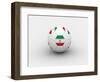 Iran Soccer Ball-dashek-Framed Art Print