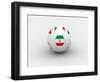 Iran Soccer Ball-dashek-Framed Art Print