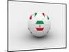 Iran Soccer Ball-dashek-Mounted Art Print