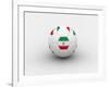 Iran Soccer Ball-dashek-Framed Art Print