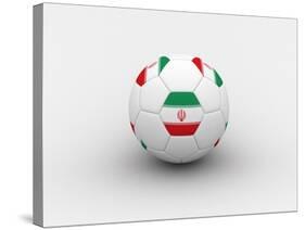 Iran Soccer Ball-dashek-Stretched Canvas