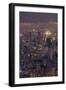 Iran, Tehran, Elevated City Skyline With Iran Park Towards The Milad Tower-Walter Bibikow-Framed Photographic Print