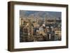 Iran, Tehran, Elevated City View With Mosque, Dawn-Walter Bibikow-Framed Photographic Print