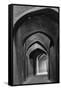 Iran, Yazd, Arches-Walter Bibikow-Framed Stretched Canvas