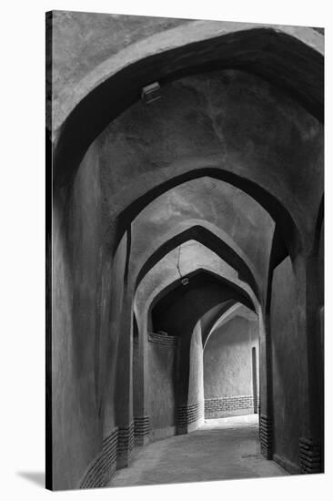 Iran, Yazd, Arches-Walter Bibikow-Stretched Canvas