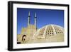 Iran, Yazd, Zoroastrian Complex of Amir Chakma with Bazaar Roofs-Stephanie Rabemiafara-Framed Photographic Print