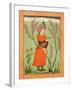 Iranian Princely Figure Holding a Cup and Flask, circa 1640, from the Large Clive Album-null-Framed Giclee Print