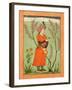 Iranian Princely Figure Holding a Cup and Flask, circa 1640, from the Large Clive Album-null-Framed Giclee Print