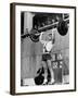 Iranian Weight Lifter M. Namdjou Struggling to Hold Up 206.5 Pound Weight at 1952 Olympics-null-Framed Premium Photographic Print