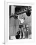 Iranian Weight Lifter M. Namdjou Struggling to Hold Up 206.5 Pound Weight at 1952 Olympics-null-Framed Premium Photographic Print