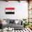 Iraq Flag Design with Wood Patterning - Flags of the World Series-Philippe Hugonnard-Art Print displayed on a wall